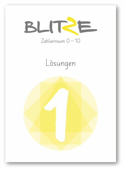 Blitze Zahlenraum 0-10 Lösungsheft
